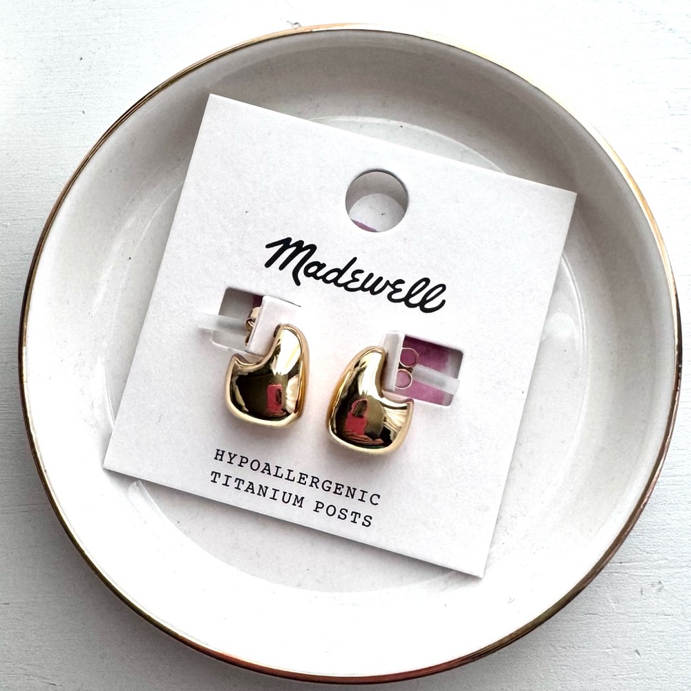 Madewell Gold Stud Earrings